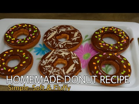 Homemade Donut Recipe| Simple, Soft & Fluffy