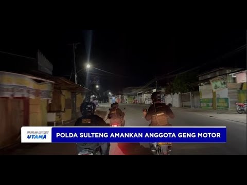 POLDA SULTENG AMANKAN ANGGOTA GENG MOTOR