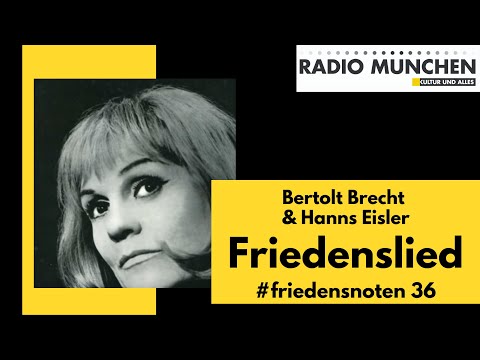 #friedensnoten 36 - Friedenslied von Brecht und Eisler - präsentiert von Gabriele Gysi Video-Thumbnail von YouTube