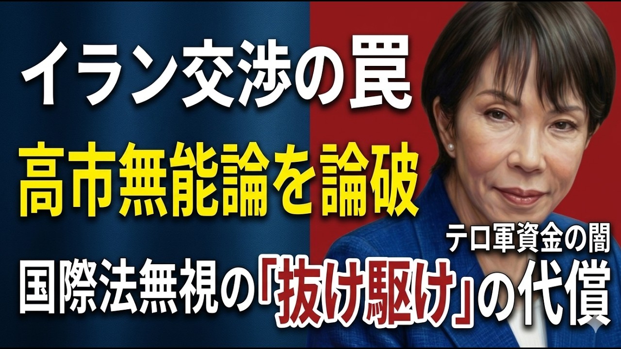 【高市政権批判を論破】高市総理はホルムズ通航はイランと直接交渉し、ナフサは直ちにロシアに頼るべきか？イラン直接交渉とロシア産ナフサ依存の危険性【2026年3月31日】