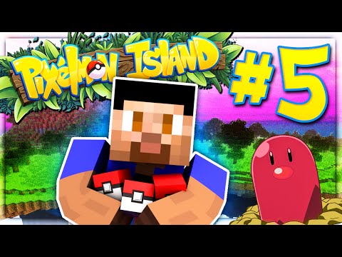 LEGENDARY POKEMON BOSS - PIXELMON ISLAND SMP #5 (Pokemon Go Minecraft Mod)