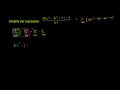 Polynomial divided by monomial Video Tutorial