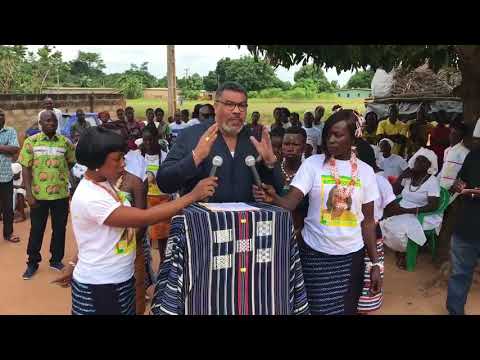 Koffi Hamed Zarour au village, à Andobo