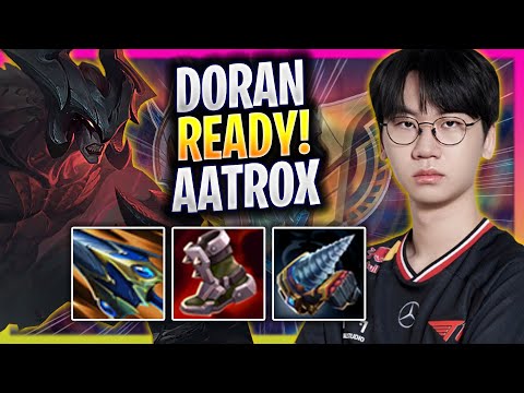 DORAN IS READY TO PLAY AATROX! - T1 Doran Plays Aatrox TOP vs Fiora! | Season 2025