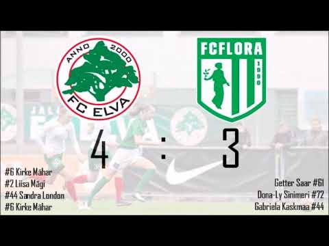 3. voor 2018: FC Elva (N) - Tallinna FC Flora II (N) 4:3 (3:1)