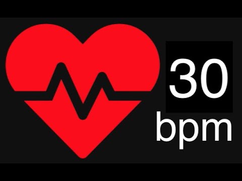 Heartbeat - 30 beats per minute for 30 minutes