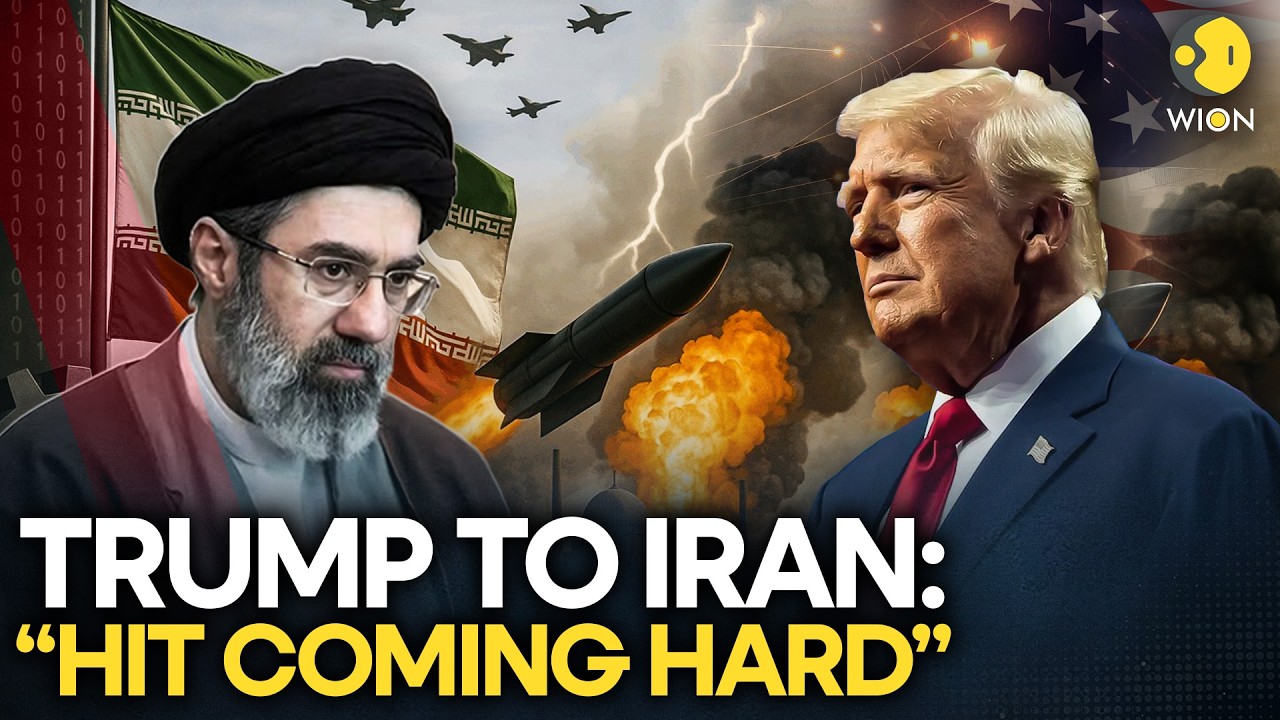 US Iran War LIVE: “We’ll Hit Iran VERY Hard” — Trump Draws Battle Lines With Iran Again | WION Live
