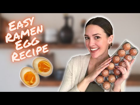 How to Make Easy Marinated Ramen Eggs At Home! 🥚 Soft Boiled Ajitsuke Tamago Recipe