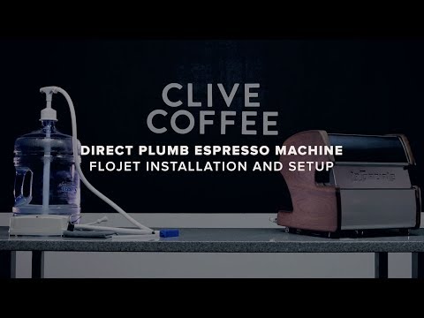 Direct Plumb Espresso Machine | Flojet Installation
