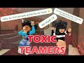 Toxic teamers act hypocritical | MM2 | Roblox
