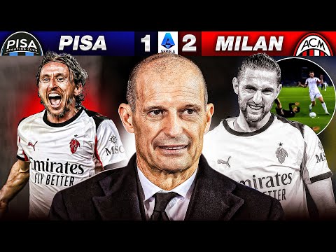 Modric’s Ice-Cold Finish Keeps Milan in the Scudetto Hunt | Pisa 1-2 AC Milan