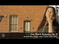 Amy Beach Romance Op 23 Rachell Ellen Wong Violin Carlos Avila Piano