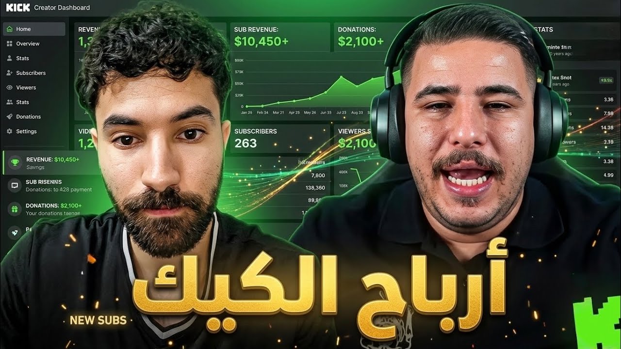 عبسي يربح 200 الف دولار في شهر من كيك!!