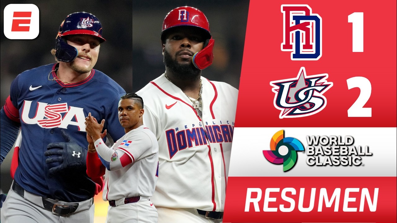 ÉPICO. ESTADOS UNIDOS ELIMINA a REPÚBLICA DOMINICANA y pasa a la final | Clásico Mundial de Béisbol