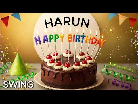 Happy Birthday HARUN. Swing Version