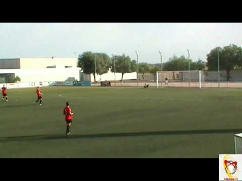 Gol Xisco Cladera . CE Campos 0 - CD Llosetense 4. Tercera División Balear 10/11