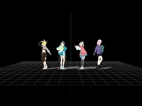 [MMD] drop pop candy (mirrored dance practice ver.) - Vivid BAD SQUAD