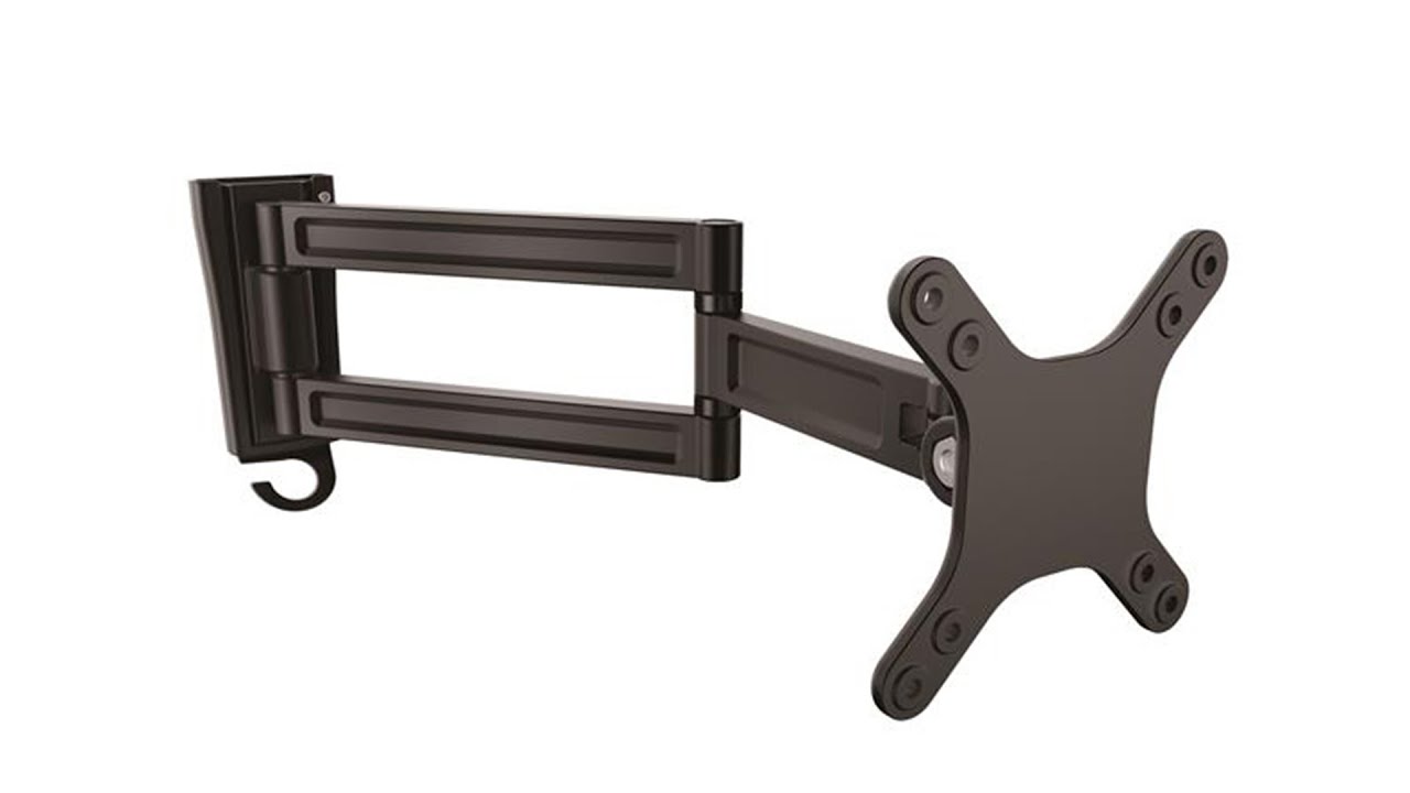 Wall-Mount Monitor Arm - Dual Swivel - ARMWALLDS | StarTech.com
