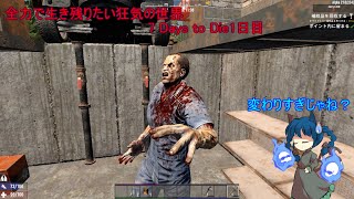 狂気の世界でで生き残りたい7 Days to Die1日目