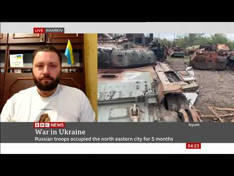 Alexey Vinogradov speaks to Kasia Madera about delivering aid to the Ukrainian city of Izyum