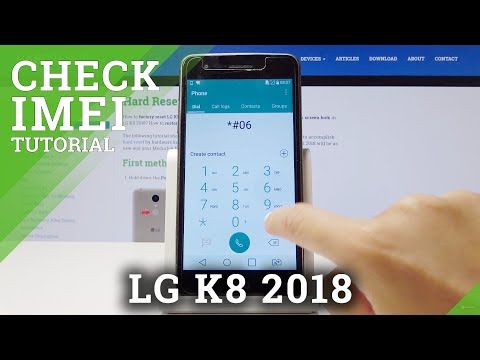 Check IMEI Number in LG K8 2018 - How to Find Serial Number