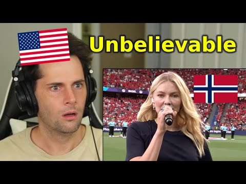 American Reacts to INCREDIBLE Live Performance of Norway's National Anthem