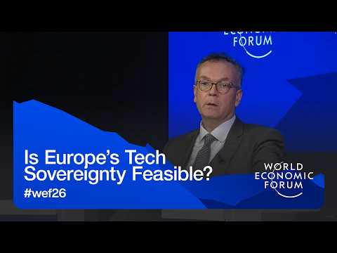 Is Europe’s Tech Sovereignty Feasible? | World Economic Forum Annual Meeting 2026