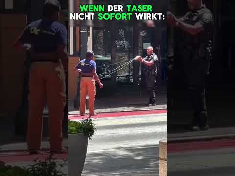 Was passiert wenn ein Taser nicht sofort wirkt? (Polizei im Stich gelassen?)