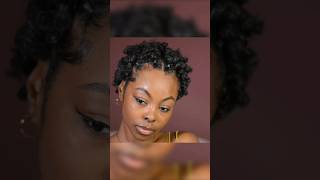 Rodset on short type4 natural hair using setting m