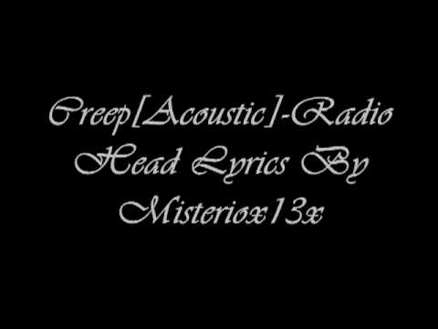 Creep[Acoustic]-Radiohead With Lyrics