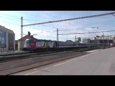 ČD 380.002 - Odjezd vlaku EC 280 Jan Jesenius - Brno hl.n., 21.5.2016