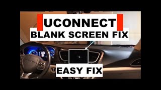 Chrysler Infotainment Black Screen Fix