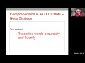 1 2B Archer Comprehension Is An Outcome