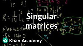 Singular Matrices