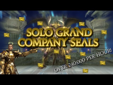 How to make Gil with Solo Grand Company Seal Farming | Final Fantasy XIV