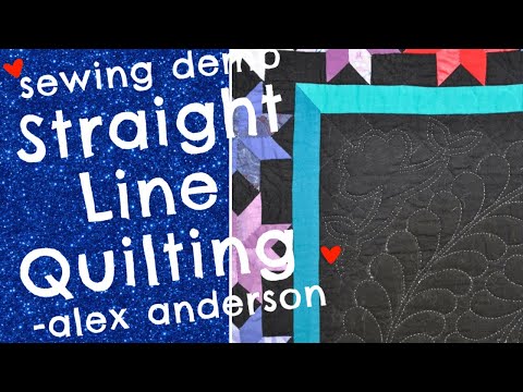 Alex Anderson LIVE: Straight Line Quilting Demo