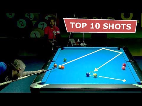 TOP 10 BEST SHOTS | World 9 Ball Pool Championship 2018