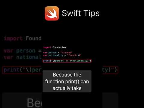 Swift Tips - How to print more than one value? thumbnail