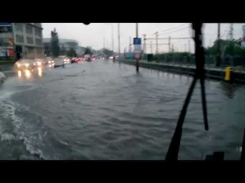 Soroksári úton hazafelé - Vihar 2015.07.08, Budapest