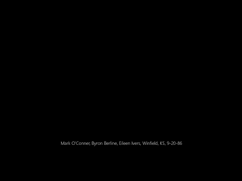 Mark O'Conner, Byron Berline, Eileen Ivers, Winfield, KS, 9-20-86
