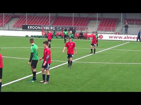 Holland Cup 4e wedstrijd JU19  FC Almere - Hills Road Sixth Form College (Eng)  3-0