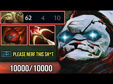 Valve will nerf pudge after this game!! WTF 62Kills 10000HP SUPER RAIDBOSS!!