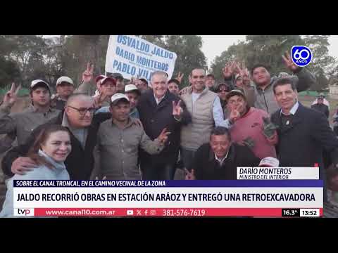 Estación Aráoz: avanzan las obras que cambiarán la comuna
