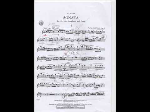Análisis de la Sonata op. 19 movimiento 1º de Paul Creston.