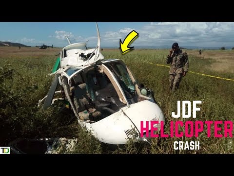 JDF Helicopter CRASHES in PORTMORE St Catherine | Teach Dem