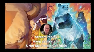 Stream replay with Aang and Katara and Hei Bai, Forest Guardian