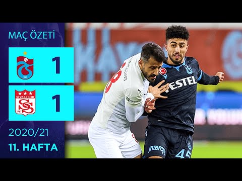 ÖZET: Trabzonspor 1-1 DG Sivasspor | 11. Hafta - 2020/21