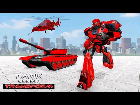 US Army Tank Robot Helicopter Combat Games 2023 - Android iOS gameplay