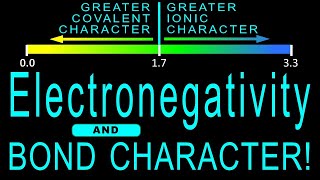 Electronegativity: bond character/bond type: electronegativity difference and predicting bond type