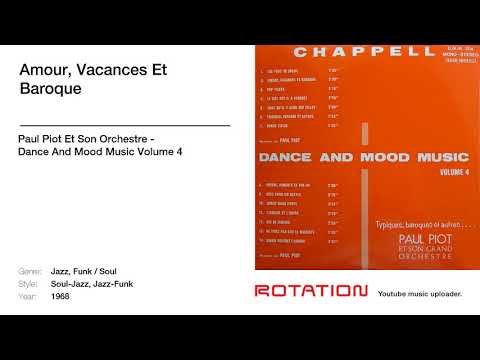 Paul Piot Et Son Orchestre - Amour, Vacances Et Baroque